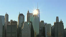 Sun Shining off of the One World Trade Centre, New York