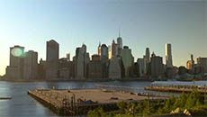 Sunset Over Downtown New York