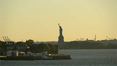 Statue of Liberty at Sunset