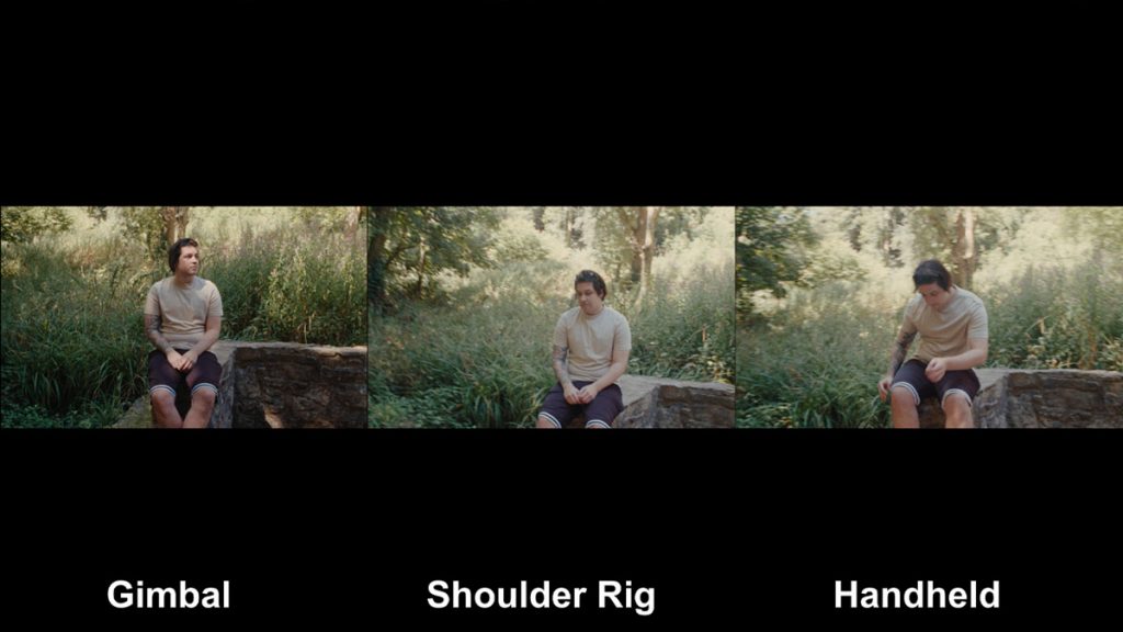Gimbal vs. shoulder rig vs. handheld
