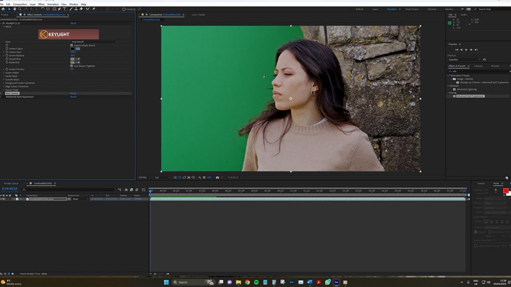 Green screen in After Effects