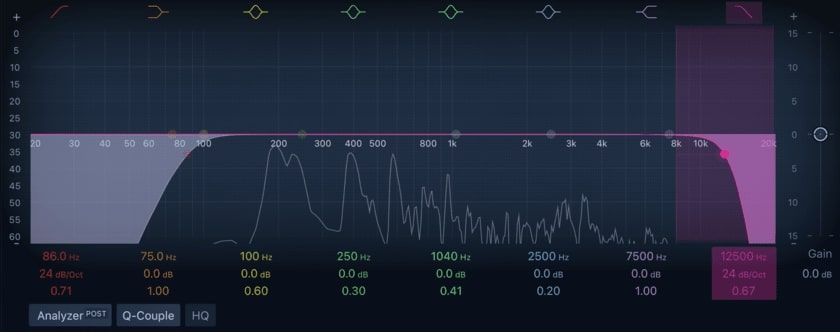 low pass filter