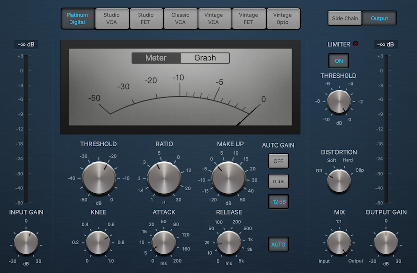 Compression Plug-in from Logic Pro X