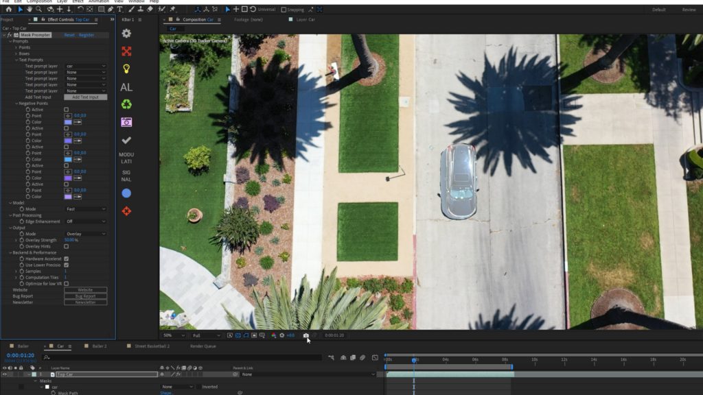 Creating a car matte in After Effects