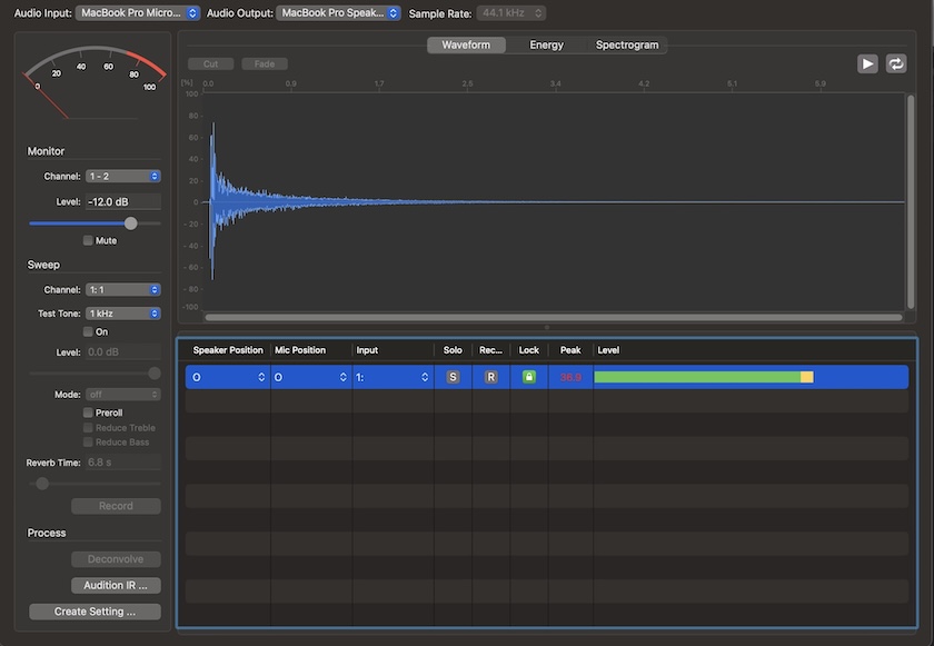 Sine Sweep Impulse